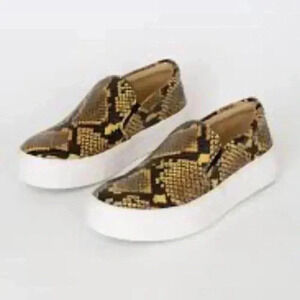 Steve Madden Gills Snake Flatform‎ Sneakers 7.5